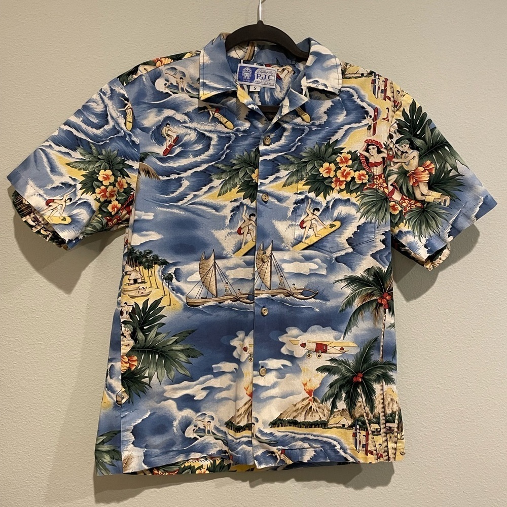 MADE in Hawaii button down men’s shirt by Styled by RJC size S